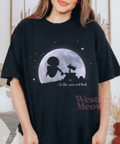 Wall-E Eve Love To The Moon And Back Shirt