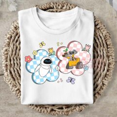 Wall-E Eve Robot Cute Couple Love Shirt