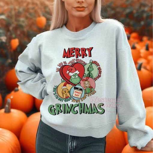 90s Grinch Merry Grinchmas Sweatshirt