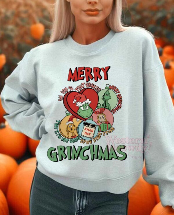 90s Grinch Merry Grinchmas Sweatshirt