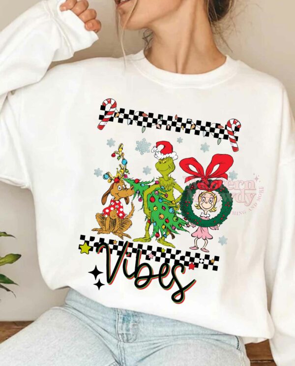 Funny Grinch Vibes Sweatshirt