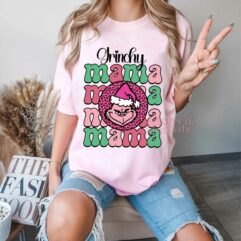 Grinchy Mama Grinch Christmas Sweatshirt