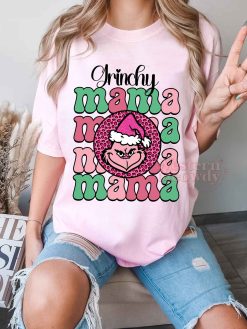 Grinchy Mama Grinch Christmas Sweatshirt