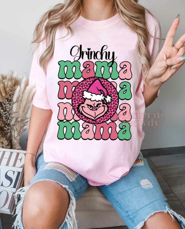 Grinchy Mama Grinch Christmas Sweatshirt