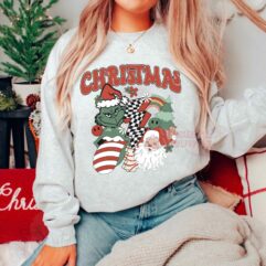 Grinch And Santa Claus Sweatshirt