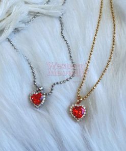 Lana Del Rey Heart Pendant Necklace