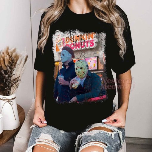 Michael Myers Jason Voorhees Halloween Killers Funny Shirt