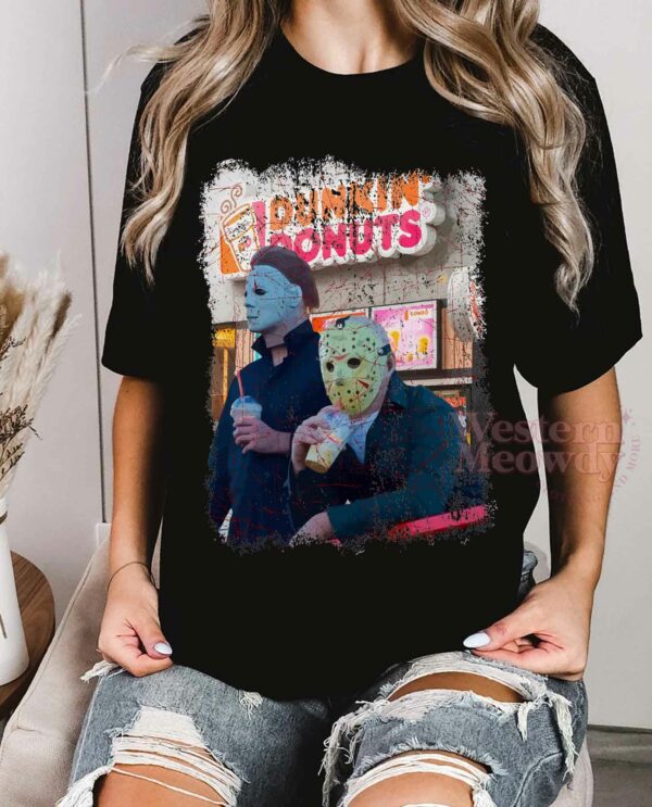 Michael Myers Jason Voorhees Halloween Killers Funny Shirt