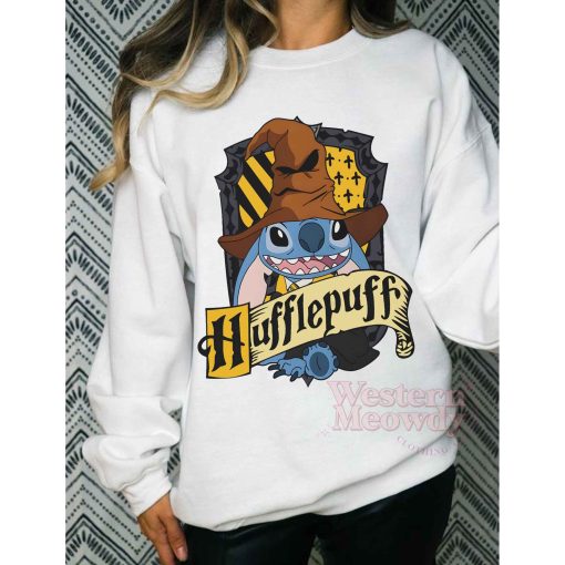 Hogwarts House Stitch Harry Potter Sweatshirt