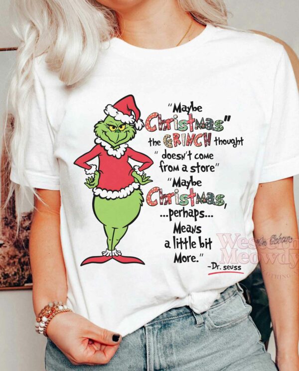 Maybe Christmas The Grinch Thought Sweatshirt