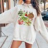 Grinch Stitch Mode On Christmas Sweatshirt