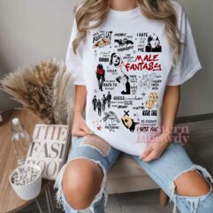Billie Eilish Male Fantasy Lyric Shirt
