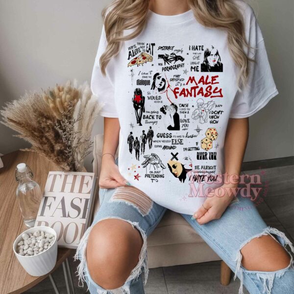 Billie Eilish Male Fantasy Lyric Shirt