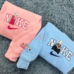 Barbie And Ken Couple Embroidered Sweatshirt