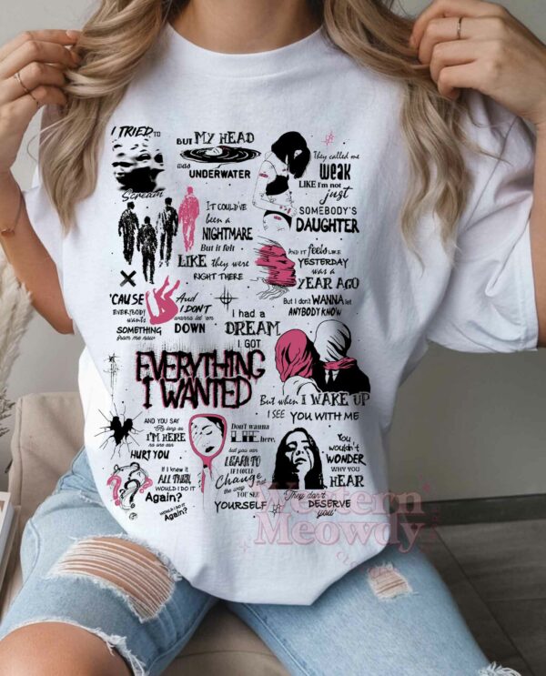 everything i wanted Lyric Billie Eilish Shirt