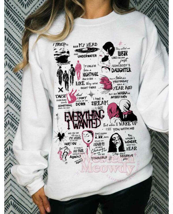 everything i wanted Lyric Billie Eilish Shirt
