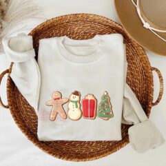 Ginger Bread Cookies Christmas Sweatshirt