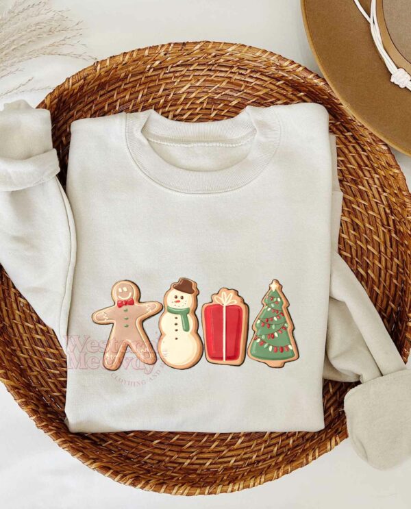 Ginger Bread Cookies Christmas Sweatshirt