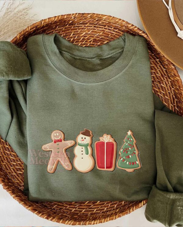 Ginger Bread Cookies Christmas Sweatshirt