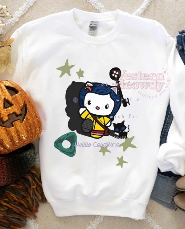 Coraline Hello Kitty Shirt