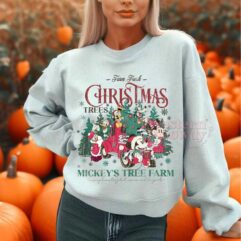 Mickey Tree Farm Christmas Tree Sweatshirt