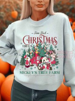 Mickey Tree Farm Christmas Tree Sweatshirt