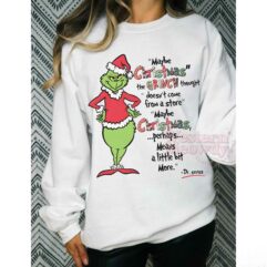 Christmas The Grinch Thought Sweatshirt