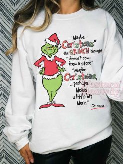 Christmas The Grinch Thought Sweatshirt