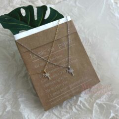 Palmetto Tree And Moon Necklace