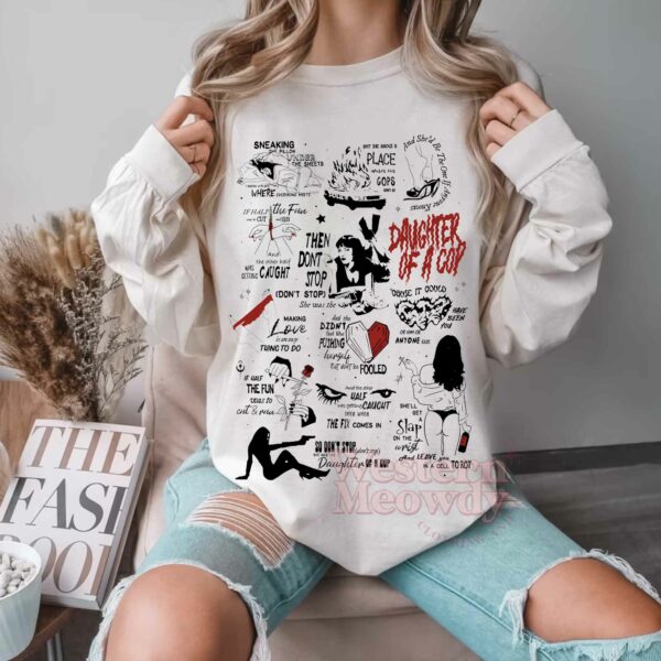 TV Girl Daughter of a Cop Lyric Shirt