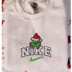 Grinchmas Christmas Embroidered Sweatshirt