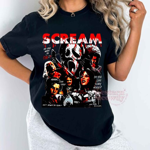 Thriller Characters Scream Sweatshirt