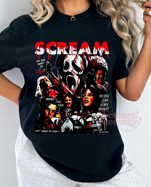 Thriller Characters Scream Sweatshirt