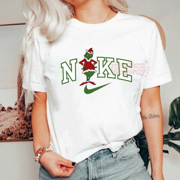 Funny Grinch Face Christmas Sweatshirt