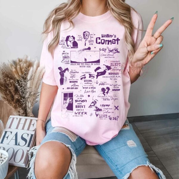 Billie Eilish Halley’s Comet Lyric Shirt