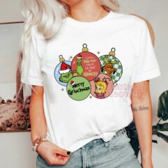 Grinch with Friends Christmas Ball Shirt