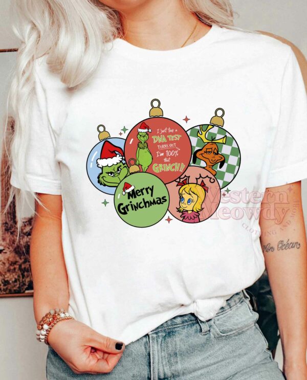 Grinch with Friends Christmas Ball Shirt