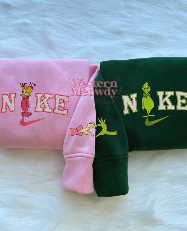 Cindy Lou And Grinch Couple Christmas Sweatshirt