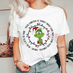 Cute Grinch Cartoon Christmas Sweatshirt