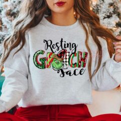 Resting Grinch Face Sweatshirt