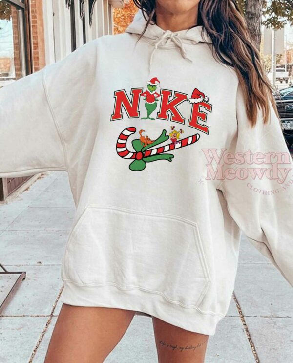 Grinch Candy Christmas Sweatshirt