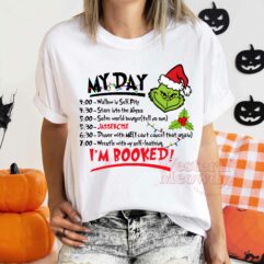 Grinch Christmas My Day I Am Booked Sweatshirt