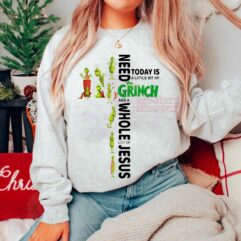 Grinch Jesus Christmas Sweatshirt