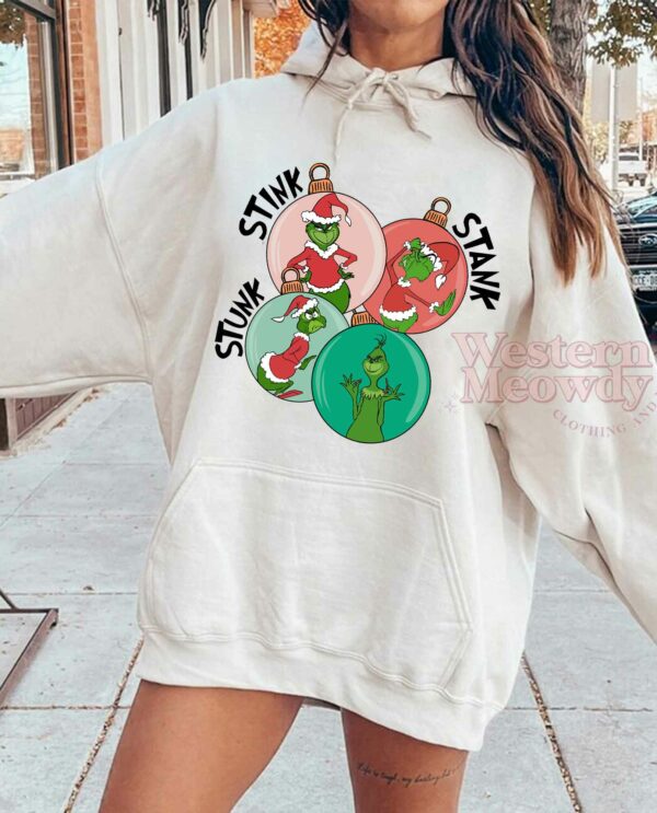 Grinch Stink Stank Stunk Balls Sweatshirt