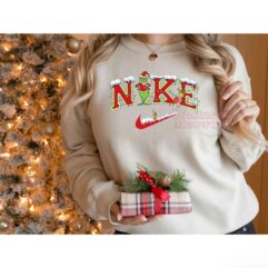 Grinch Snowman Christmas Sweatshirt