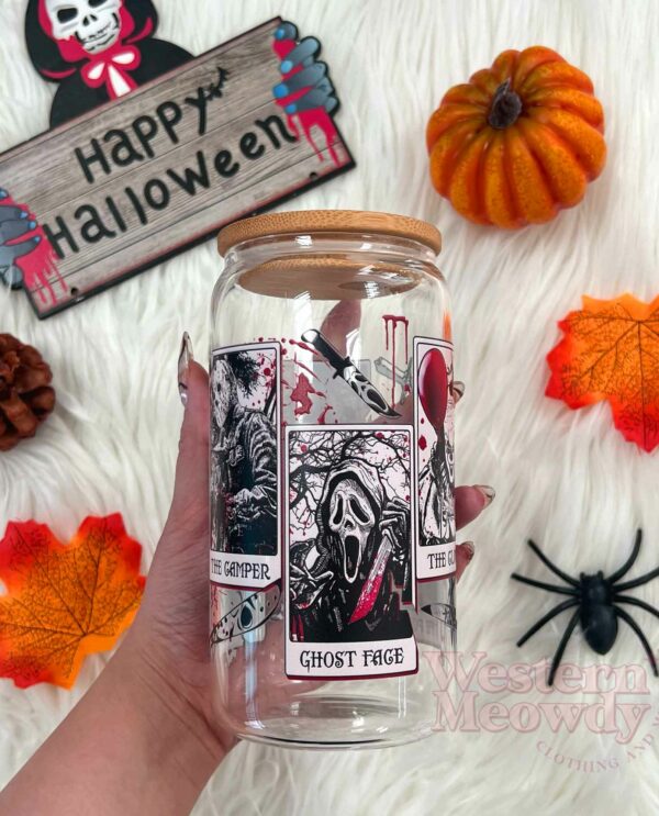 Halloween Killers Coffee Cups 16oz Libbey Glass