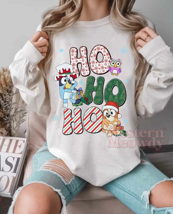 Bluey Christmas Ho Ho Ho Sweatshirt