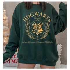 Harry Potter Hogwarts House 90s Line Art Sweatshirt