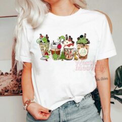 Grinch Coffee Lovers Coffee Cups Christmas Sweatshirt