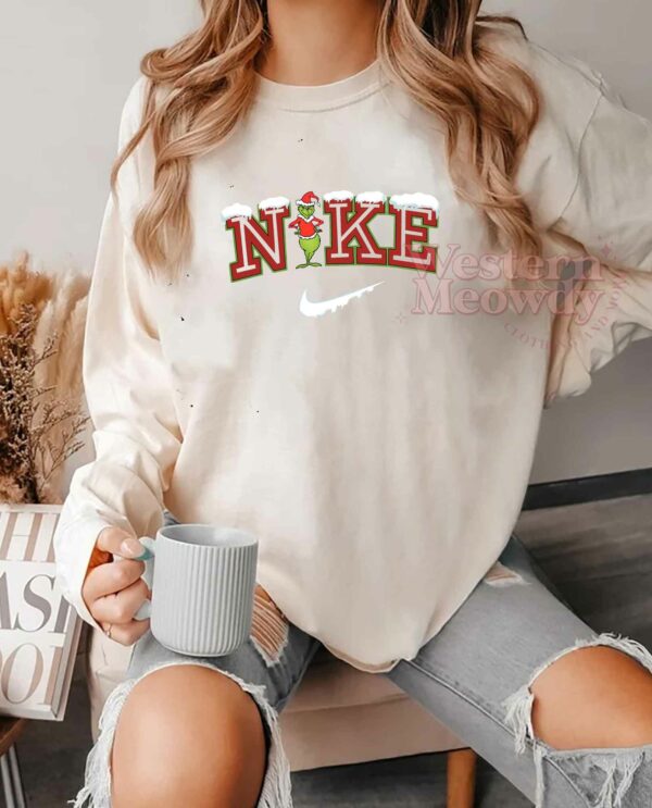 Grinch Christmas Winter Snow Sweatshirt